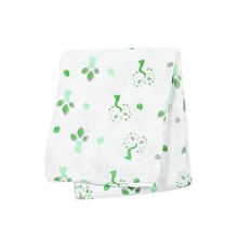 Bamboo Swaddle Mulltuch - Green tree LLJ-121-005-002 Lulujo 1