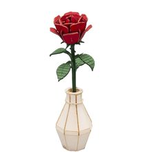 3D Papiermodell - rote Rose FR-11556 Fridolin 1