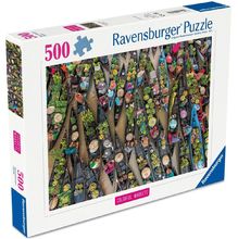 Puzzle Schwimmender Markt in Indonesien 500 Teile RAV12001813 Ravensburger 1