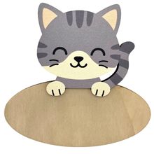 Personalisiertes Wandschild Katze VI-PLP18 Vintiun 1