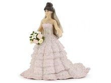Brautfigur aus rosa Spitze PA39070-3135 Papo 1