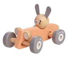 Kaninchen Rennwagen PT5717 Plan Toys 1