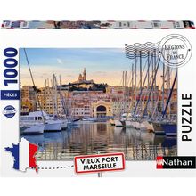 Puzzle Der alte Hafen von Marseille 1000 Teile NA12002010 Nathan 1