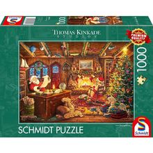 Puzzle Santa prüft die Wunschliste 1000 Teile S-58794 Schmidt Spiele 1