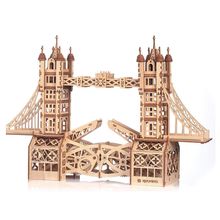 Tower Bridge Mechanische Modell Bausatz GI-PWTO Mr Playwood 1