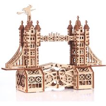 Tower Bridge Mechanische mini Modell Bausatz GI-PWTOS Mr Playwood 1