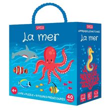 Buch und Puzzle Das Meer SJ-313767 Sassi Junior 1