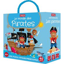 Buch und Puzzle Die Piraten SJ-314733 Sassi Junior 1