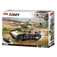 Army WWII - Italienischer Panzer 2-in-1 SL-M38-B0711 Sluban 1