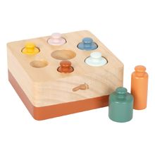 Montessori Steckspiel mit Zylindern LE12932 Small Foot company 1