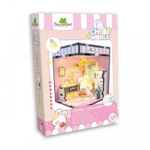 Mini-Szene zum Gestalten Chibi Box Bunny SYCREA089 Sycomore 1