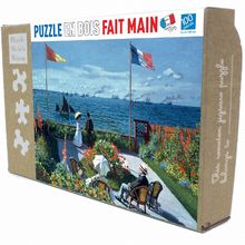 Terrasse in Sainte-Adresse von Monet K493-100 Puzzle Michele Wilson 1