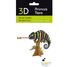 3D Papiermodell - Chamäleon, bunt FR-11738 Fridolin 2