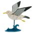 3D Papiermodell - Möwe FRI-11763 Fridolin 2