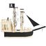 Schwarzes Piratenschiff LE12411 Plan Toys 7