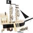 Schwarzes Piratenschiff LE12411 Plan Toys 1