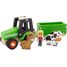 Traktor und Anhänger grün UL1567 Ulysse 2