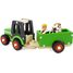 Traktor und Anhänger grün UL1567 Ulysse 4
