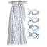 2er-Pack Maxi muslin swaddle + Clips LLJ-121-009-003 Lulujo 2