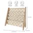 Bücherregal mit Beige kariertem Stoff EFK-107-016-020 3 Sprouts 3