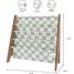 Bücherregal mit grün-weiß kariertem Stoff EFK-107-016-021 3 Sprouts 3