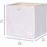 Aufbewahrungsbox aus recycelter Stoff hellgrau EFK107-002-027 3 Sprouts 2