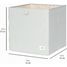 Aufbewahrungsbox aus recycelter Stoff Grün EFK-107-002-026 3 Sprouts 2