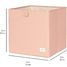 Aufbewahrungsbox aus recycelter Stoff Lehm EFK-107-002-024 3 Sprouts 2