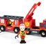 Feuerwehr-Leiterfahrzeug mit Licht & Sound BR33811 Brio 1