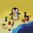 Plüschpinguin-Mutter und ihr Baby Schwarz DE75200 Les Déglingos 5