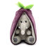 Flipetz Plüschtier Elefant Aubergine DE-80103 Les Déglingos 1