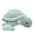 Riesenplüsch Schildkrötenmutter-Baby Minze DE73602 Les Déglingos 1