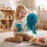 Plüschqualle mutter und ihr Baby blau DE75900 Les Déglingos 2