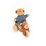 Alexis der Bär auf seinem Roller EG511180 Egmont Toys 1