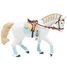 Blaue Modereiter-Pferdefigur PA51545-3615 Papo 1