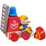 Feuerwehr, Klett-Stapelspielzeug 7 Teile SE62077 Selecta 1
