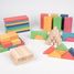 Regenbogen-Jumbo-Block-Set aus Holz TK-73450 TickiT 6