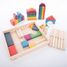 Regenbogen-Jumbo-Block-Set aus Holz TK-73450 TickiT 5