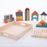 Regenbogen-Jumbo-Block-Set aus Holz TK-73450 TickiT 3