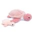 Plüsch Schildkrötenmutter-Baby rosa DE73501 Les Déglingos 3