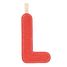 Phosphoreszierender Buchstabe L rot LL83873 Lilliputiens 1