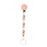 Schnullerkette Silikon rosa weiß NA877619 Nattou 1