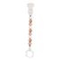 Schnullerkette Silikon rosa weiß NA877619 Nattou 2