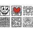 9 Holzwürfel Keith Haring V9227 Vilac 3