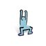 Keith Haring - blauer Stuhl V0313-1400 Vilac 2