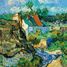 Auvers-sur-Oise von Van Gogh A1209-80 Puzzle Michele Wilson 2