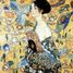 Dame Mit Faecher von Klimt A515-350 Puzzle Michele Wilson 2