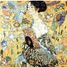 Dame Mit Faecher von Klimt A515-80 Puzzle Michele Wilson 3