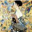 Dame Mit Faecher von Klimt A515-80 Puzzle Michele Wilson 2