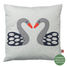 Almue dark swan cushion EFK119-008-020 Franck & Fischer 1